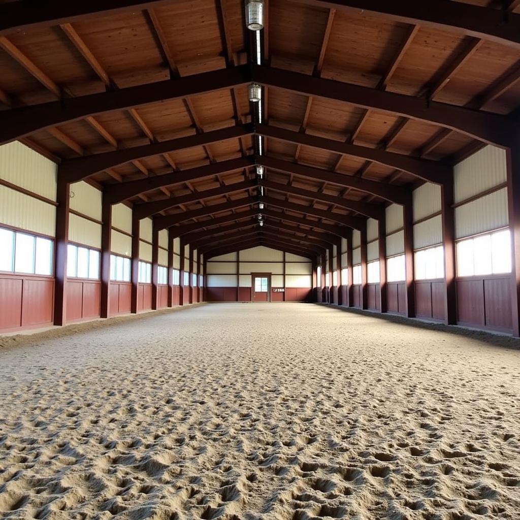 Horse Boarding in Corvallis, Oregon - Riding Arena