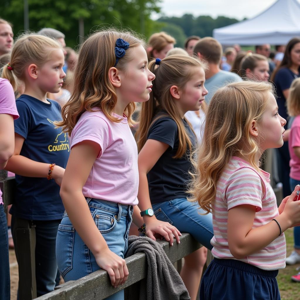 Spectators enjoying the Country Heir Horse Show