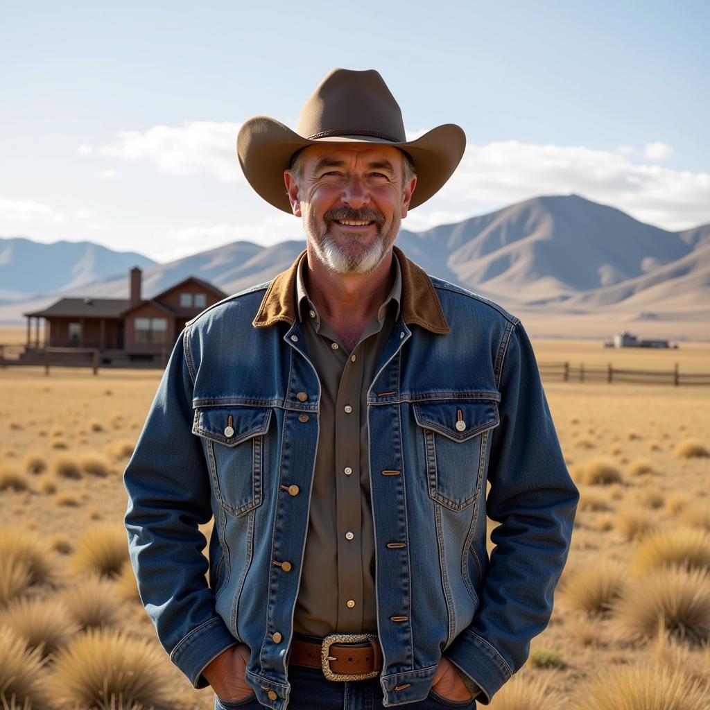 Craig Johnson at his Wyoming Ranch