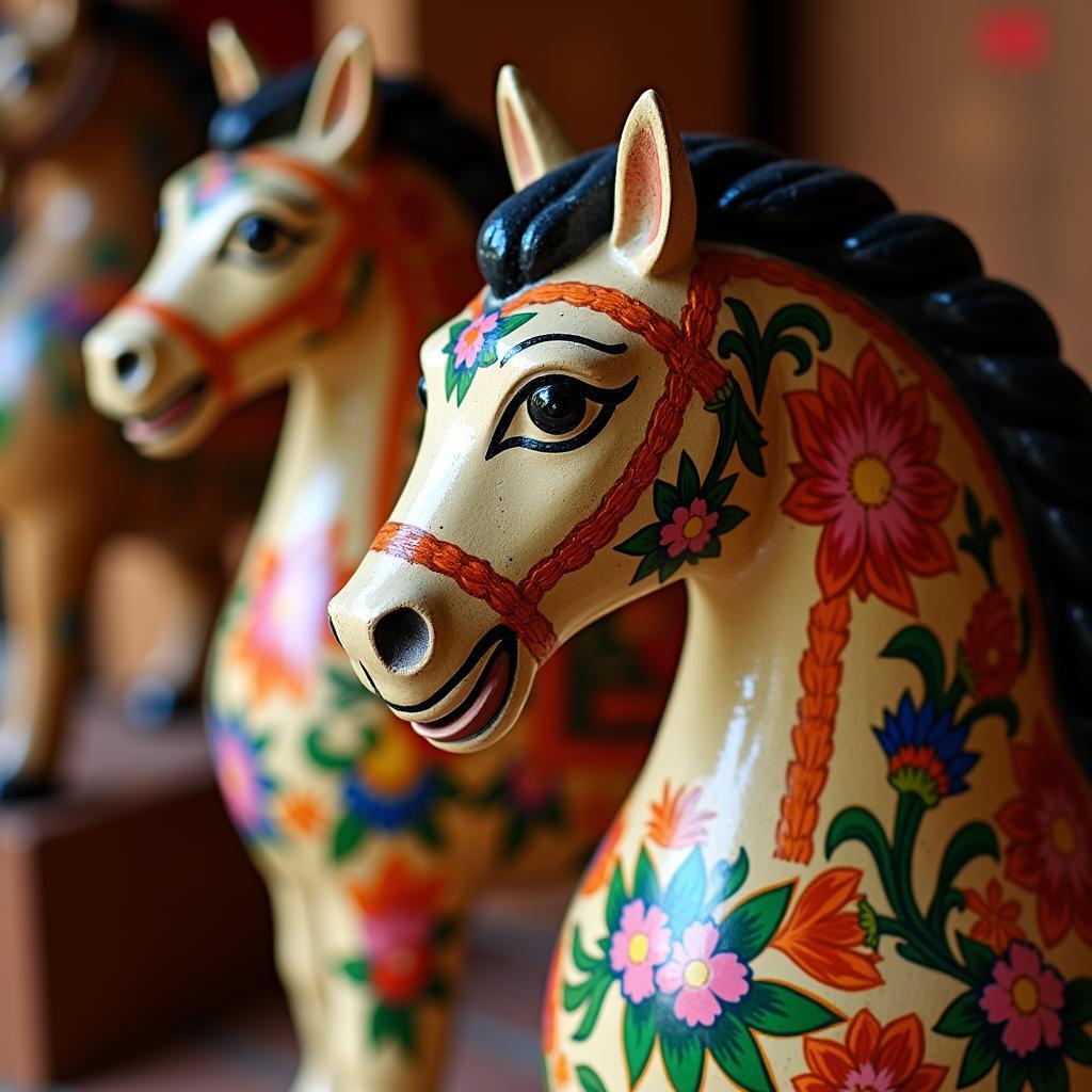 Traditional Dala Horse Carving