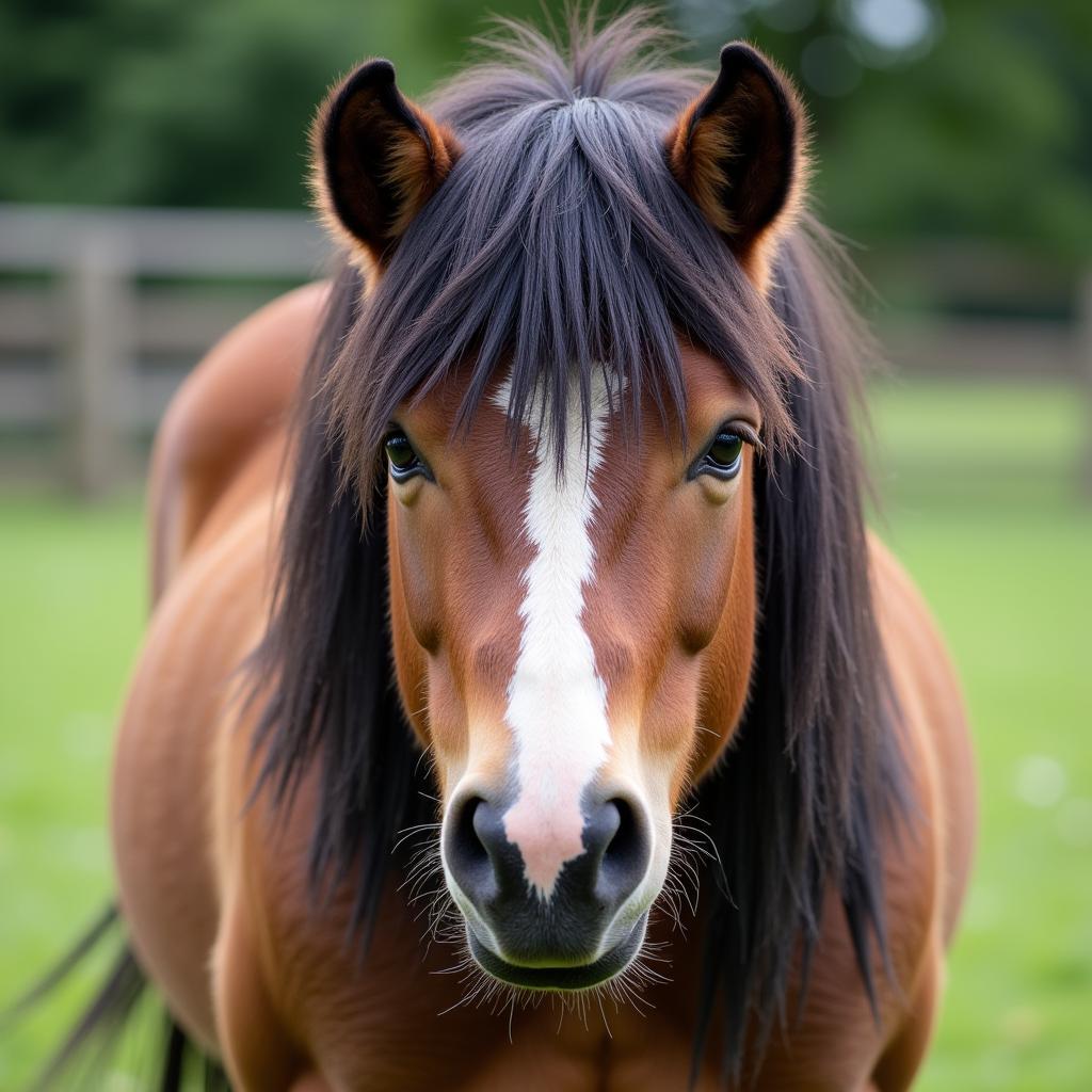 Dales pony portrait