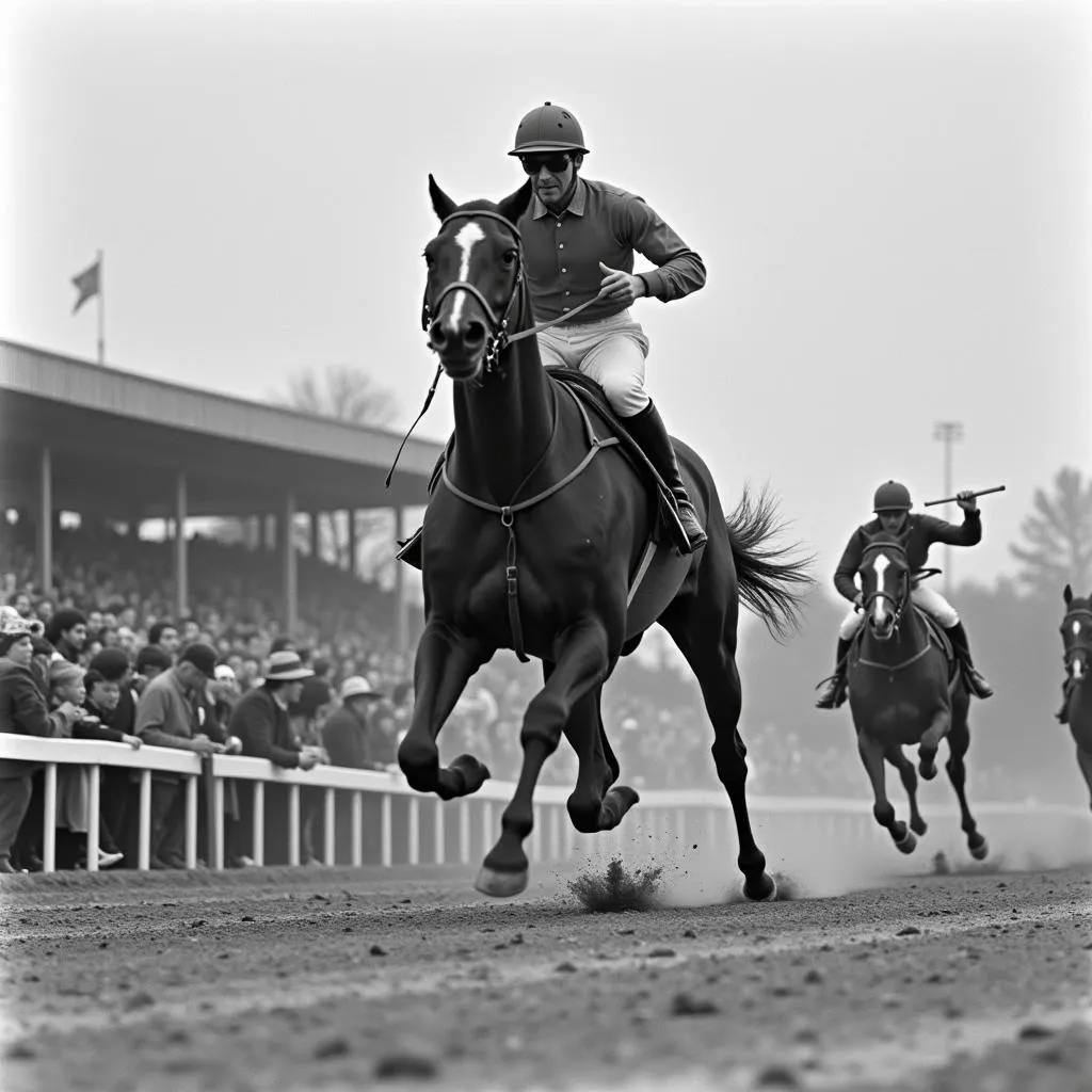 Dan Patch crossing the finish line