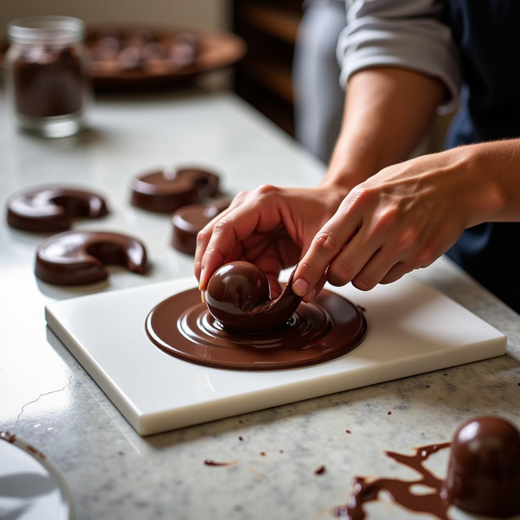 Artisanal Dark Horse Chocolate Production