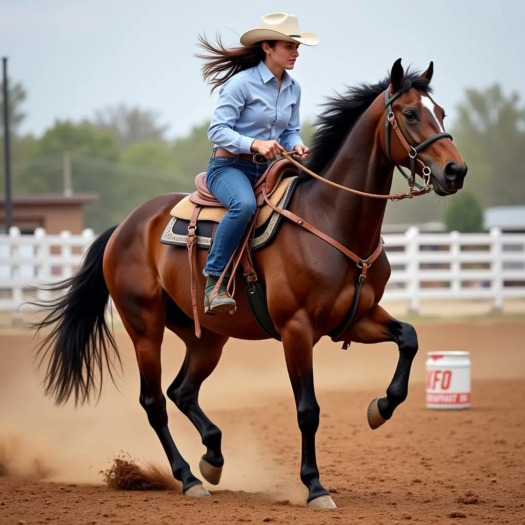 Dash Ta Fame, a legendary barrel horse