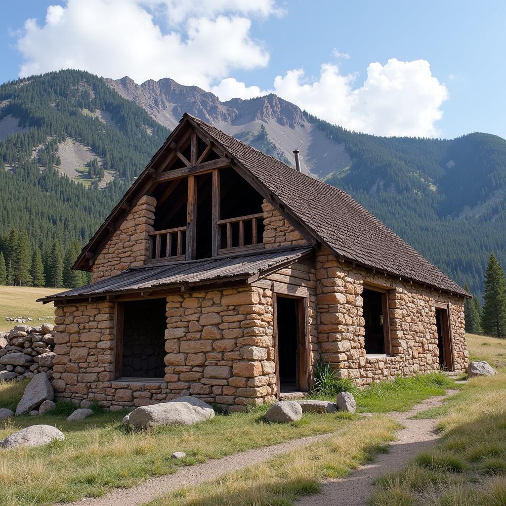 Dead Horse Mill Ruins in Colorado