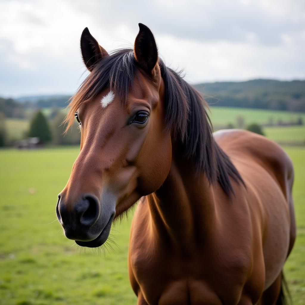 Portrait of a Diamond Horse