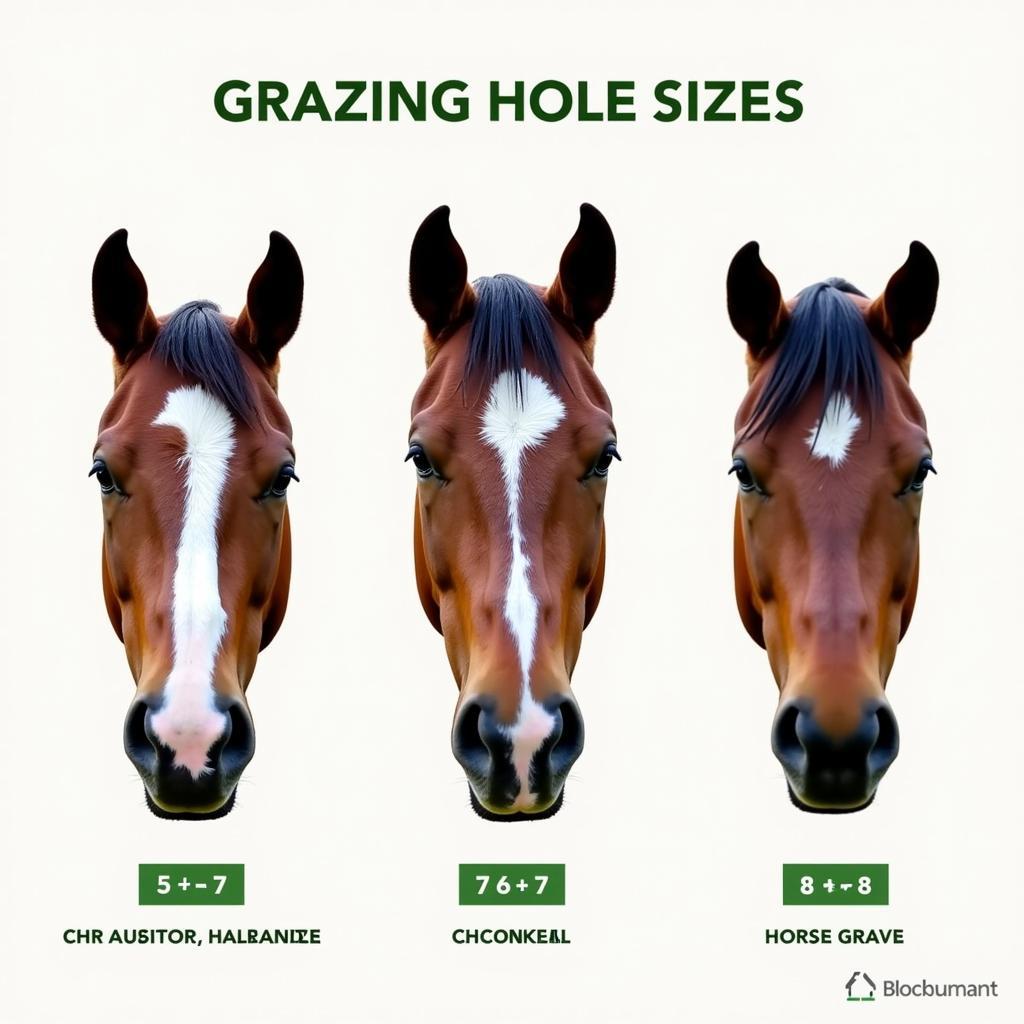 Different Grazing Muzzle Hole Sizes