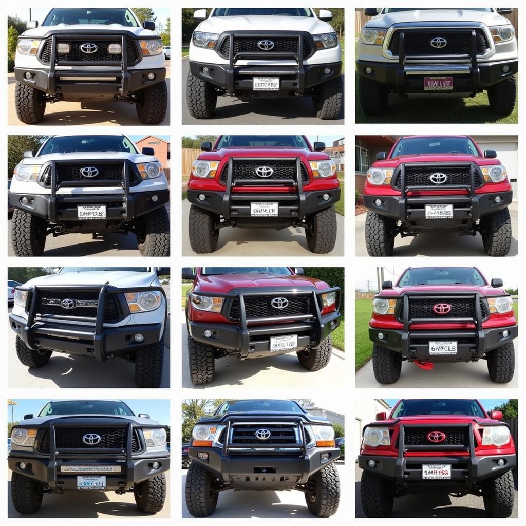 Various Grille Guard Styles for Trucks and SUVs