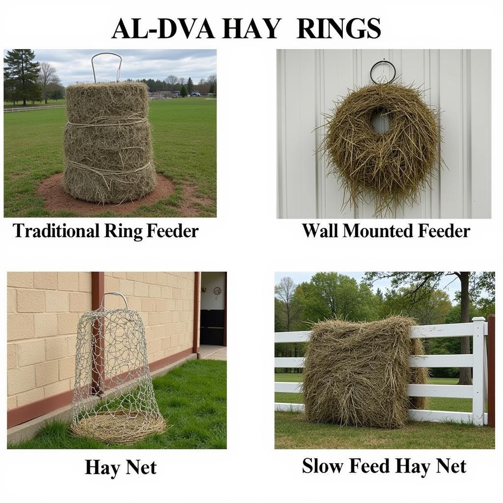 Variety of Hay Rings for Horses