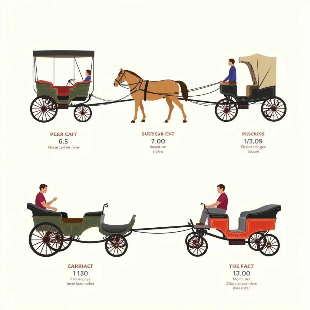 Various Types of Horse-Drawn Carriages