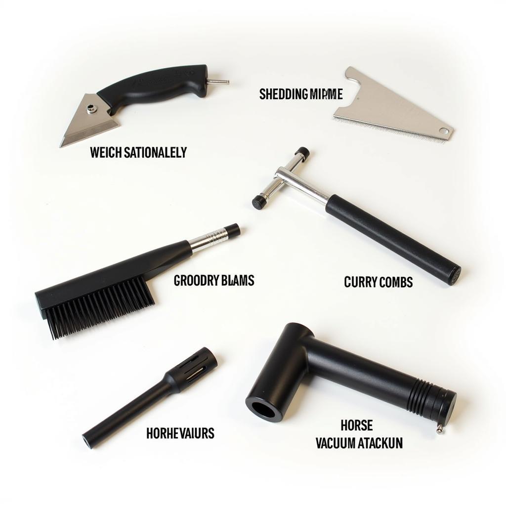 Different Horse Shedding Tools