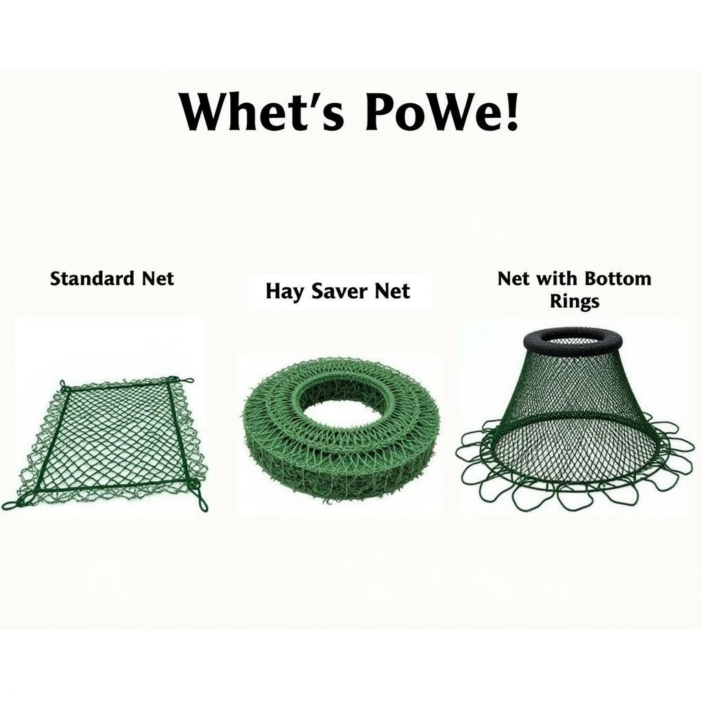 Types of Round Bale Nets for Horses