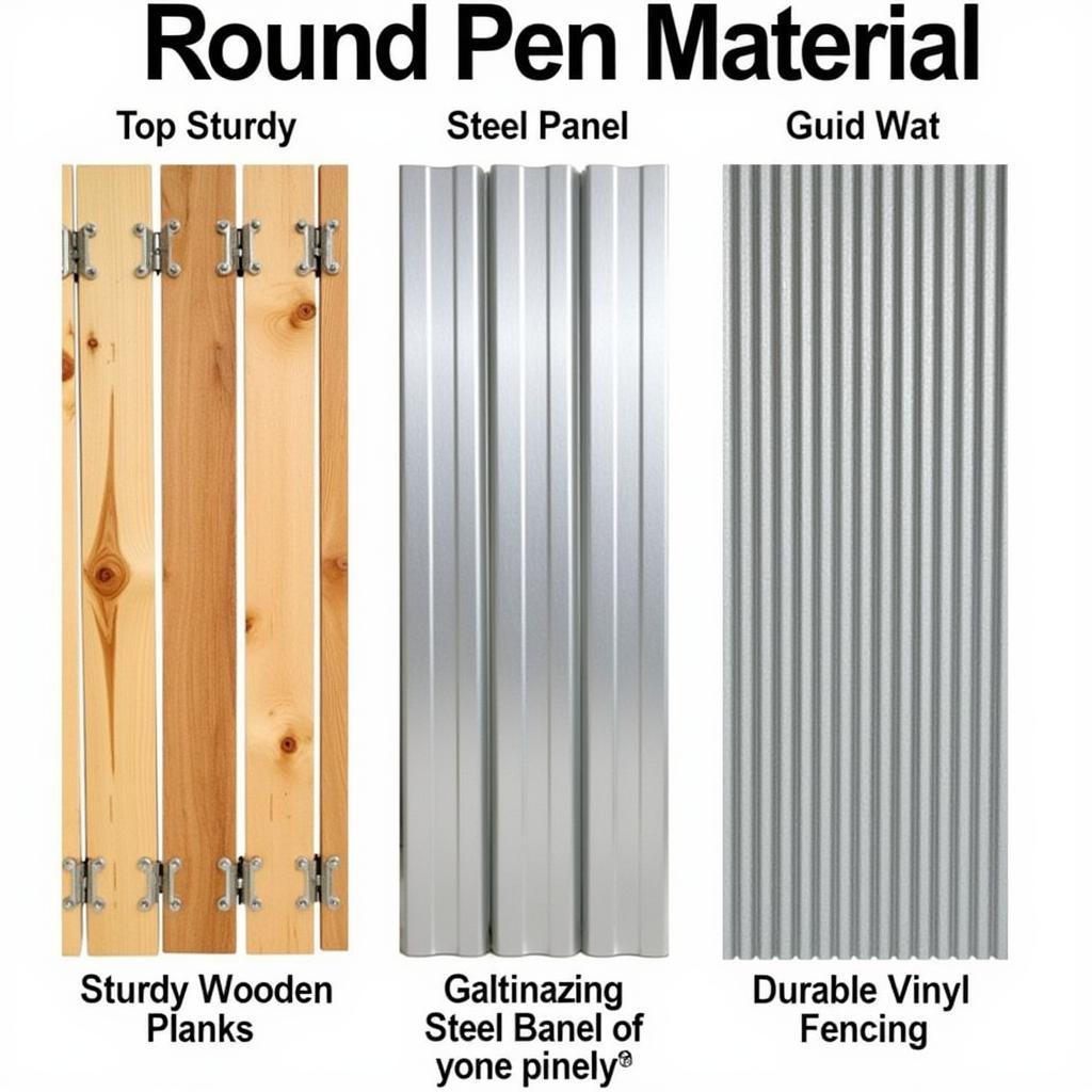 Round Pen Materials Comparison