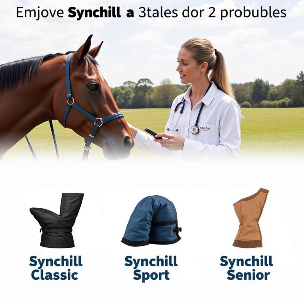 Different Synchill Products for Horses