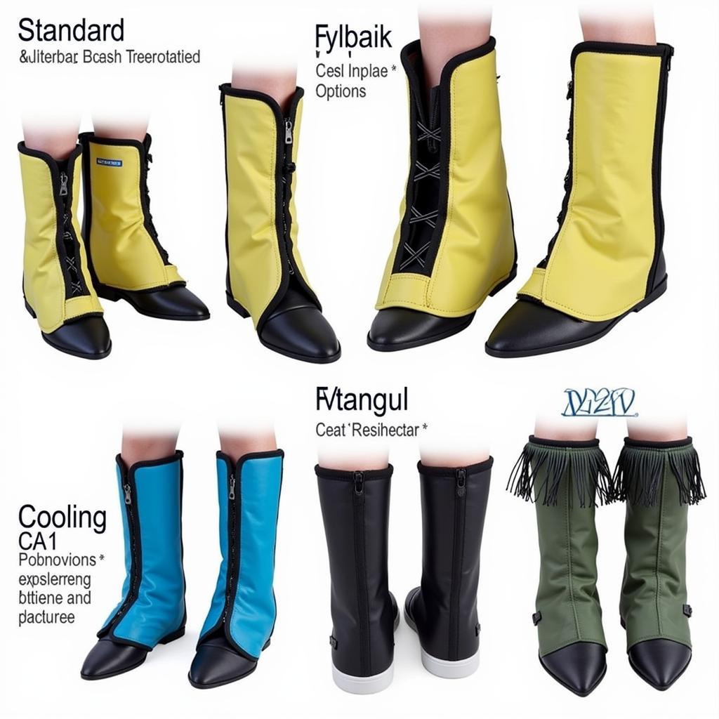 Variety of Fly Boots for Horses