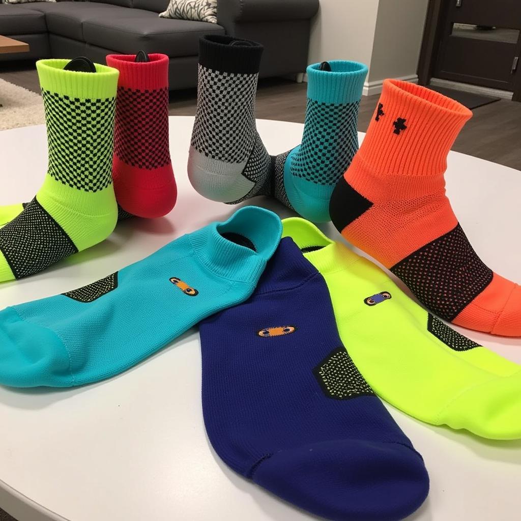 Variety of fly socks for horses