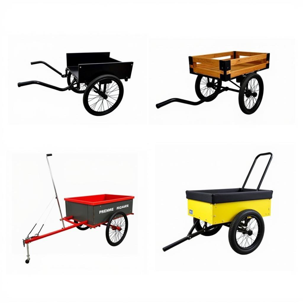 Various Styles of Mini Horse Carts