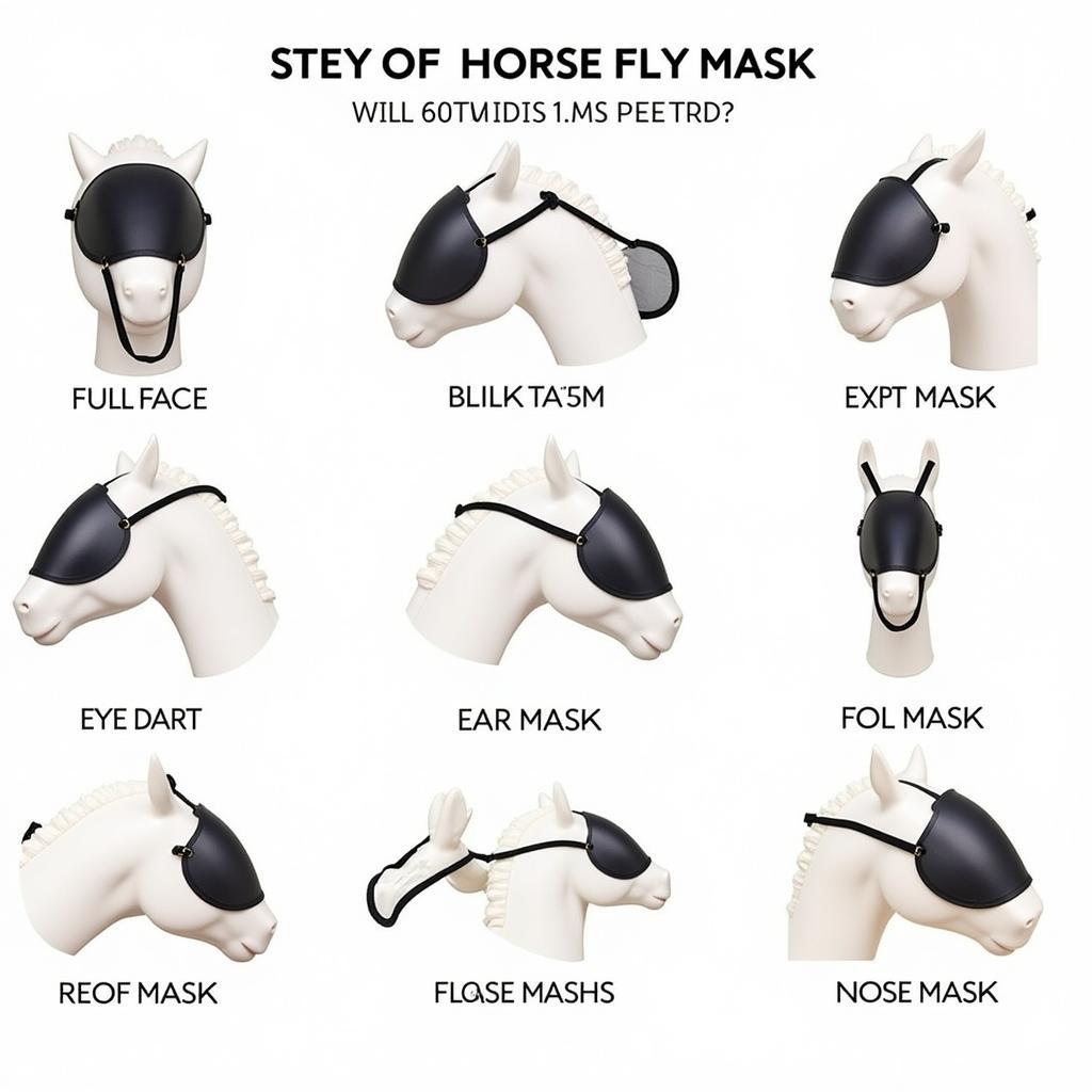 Different Types of Horse Fly Masks