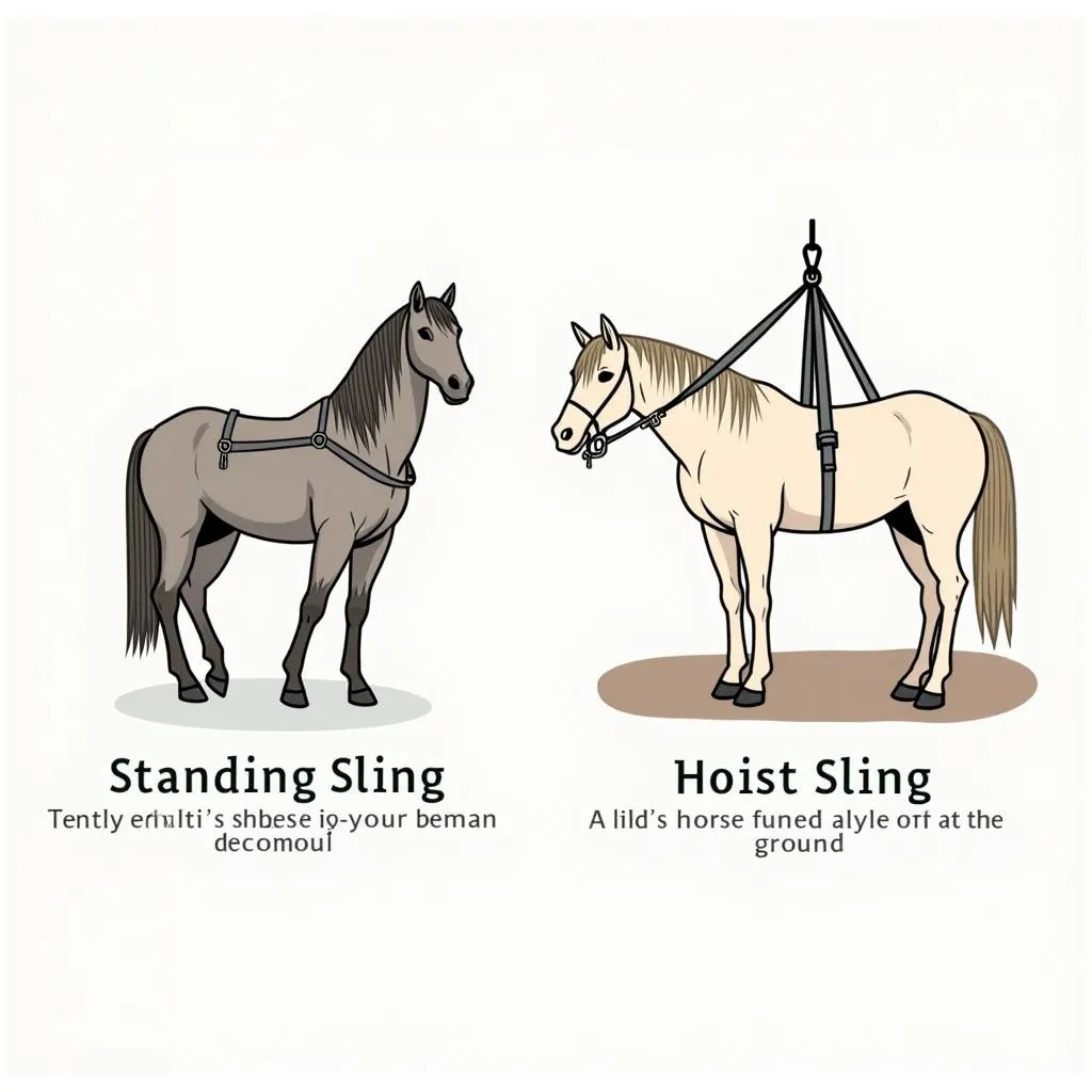 Types of Horse Slings: Standing and Hoist