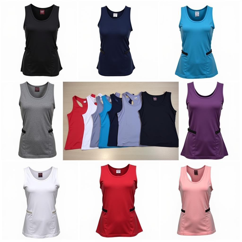 Different types of horse tank tops