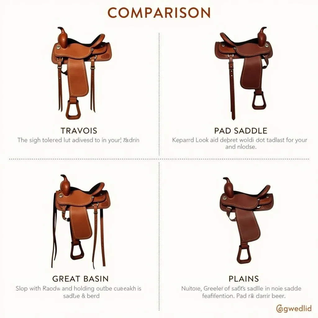 Different Types of Native American Horse Saddles