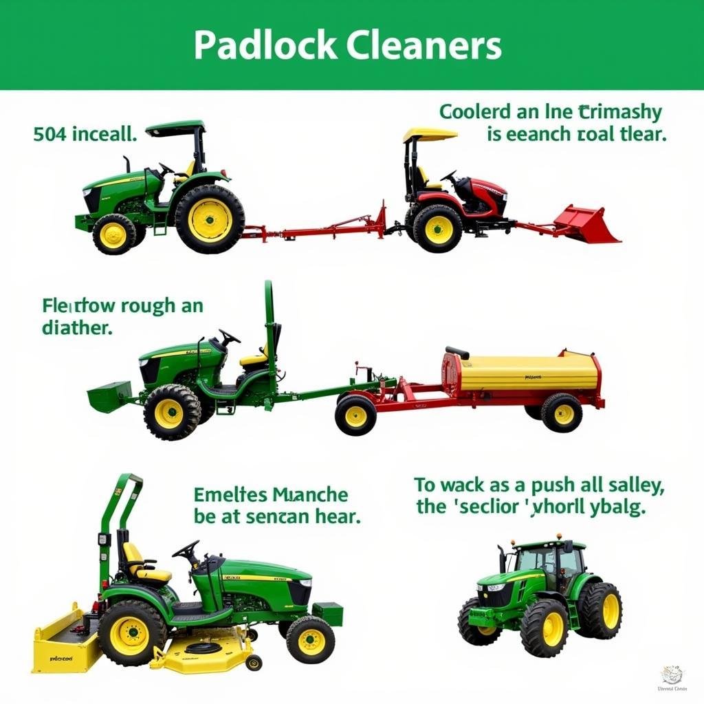 Various paddock cleaner models and designs