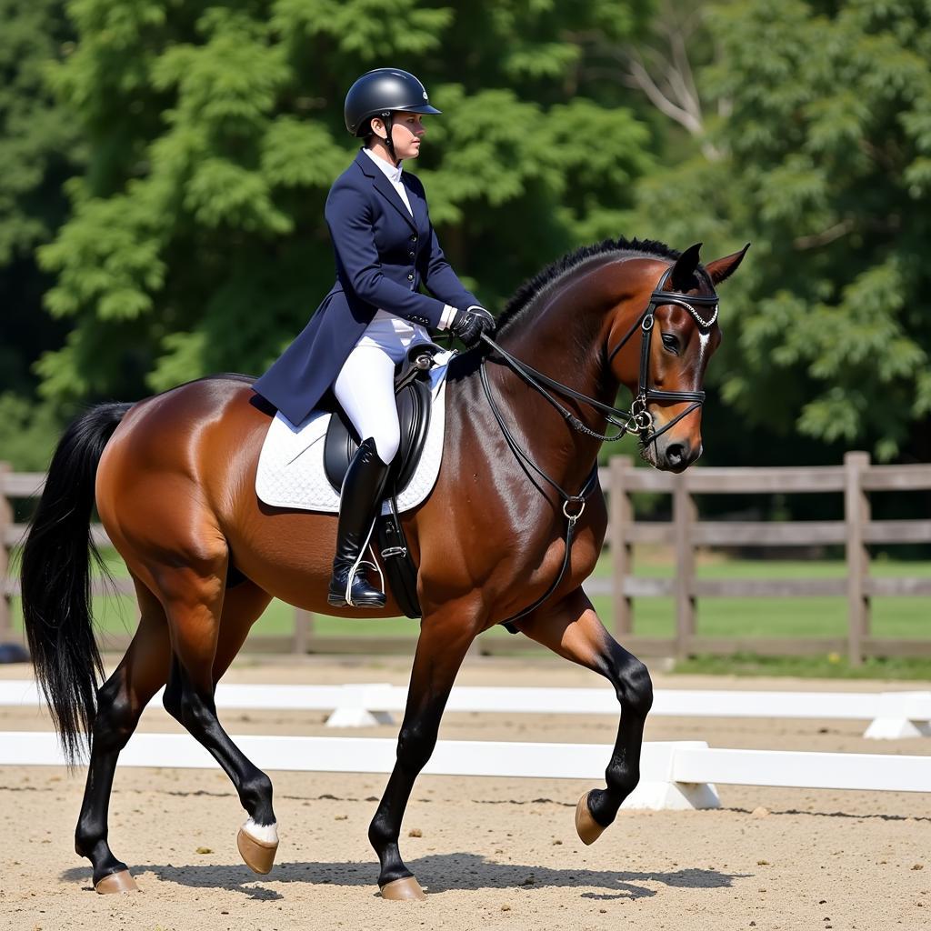 Double Bridle in Dressage