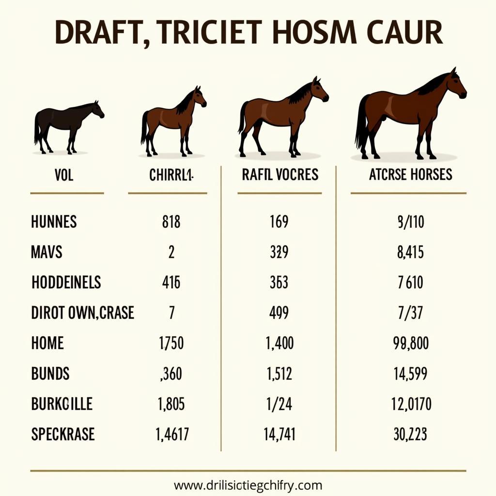 Comparing Draft Horse Breeds: Size and Characteristics