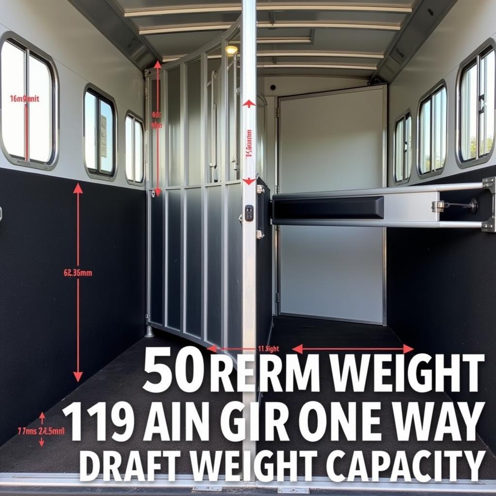 Draft Horse Trailer Dimensions and Weight Capacity