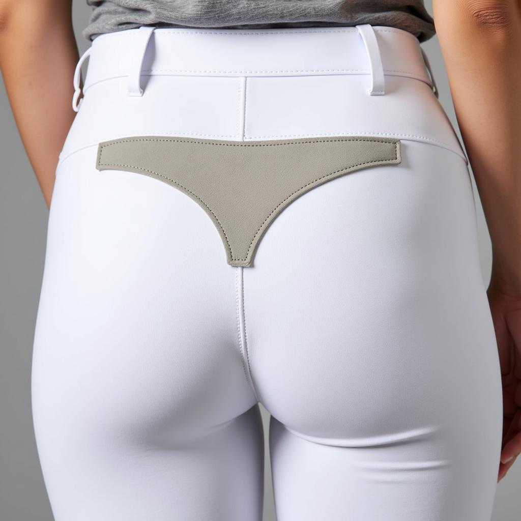 Dressage breeches with full seat grip