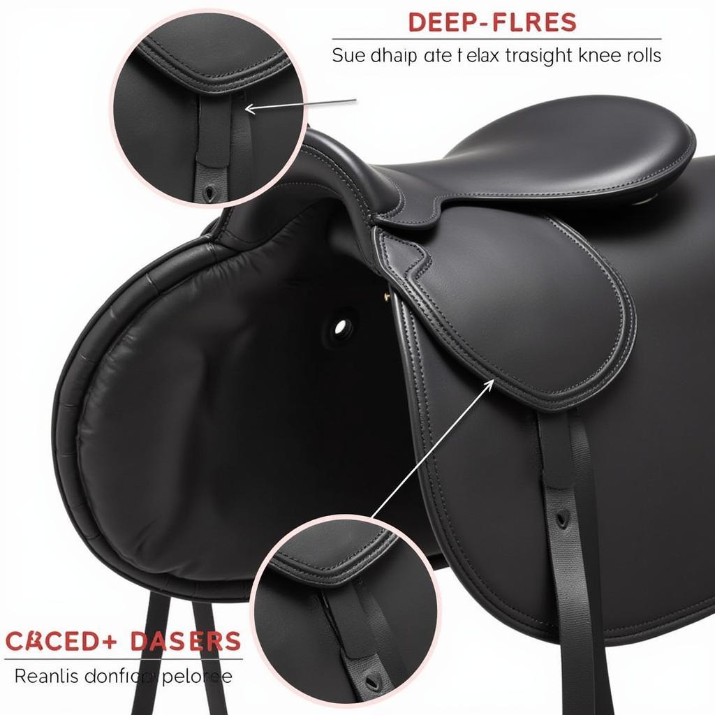 Dressage Saddle Features