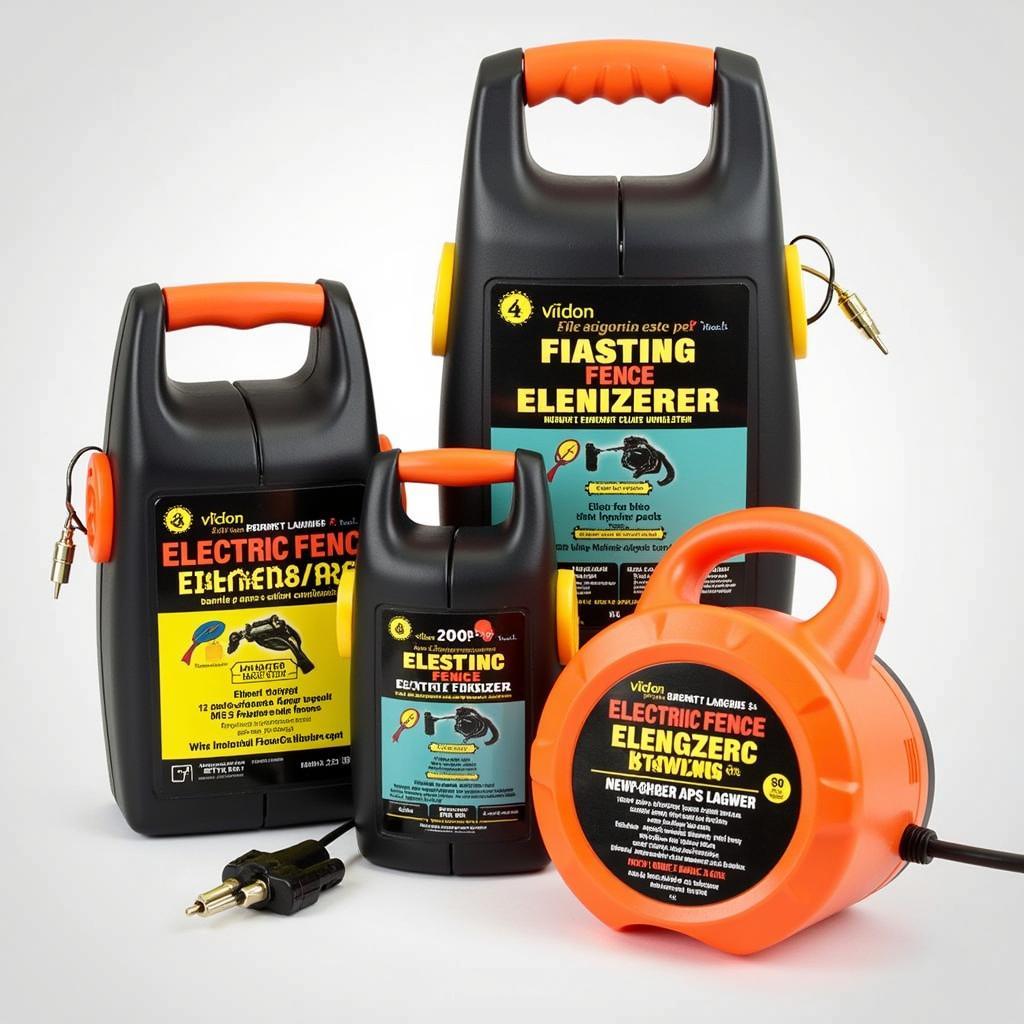 Different types of electric fence energizers