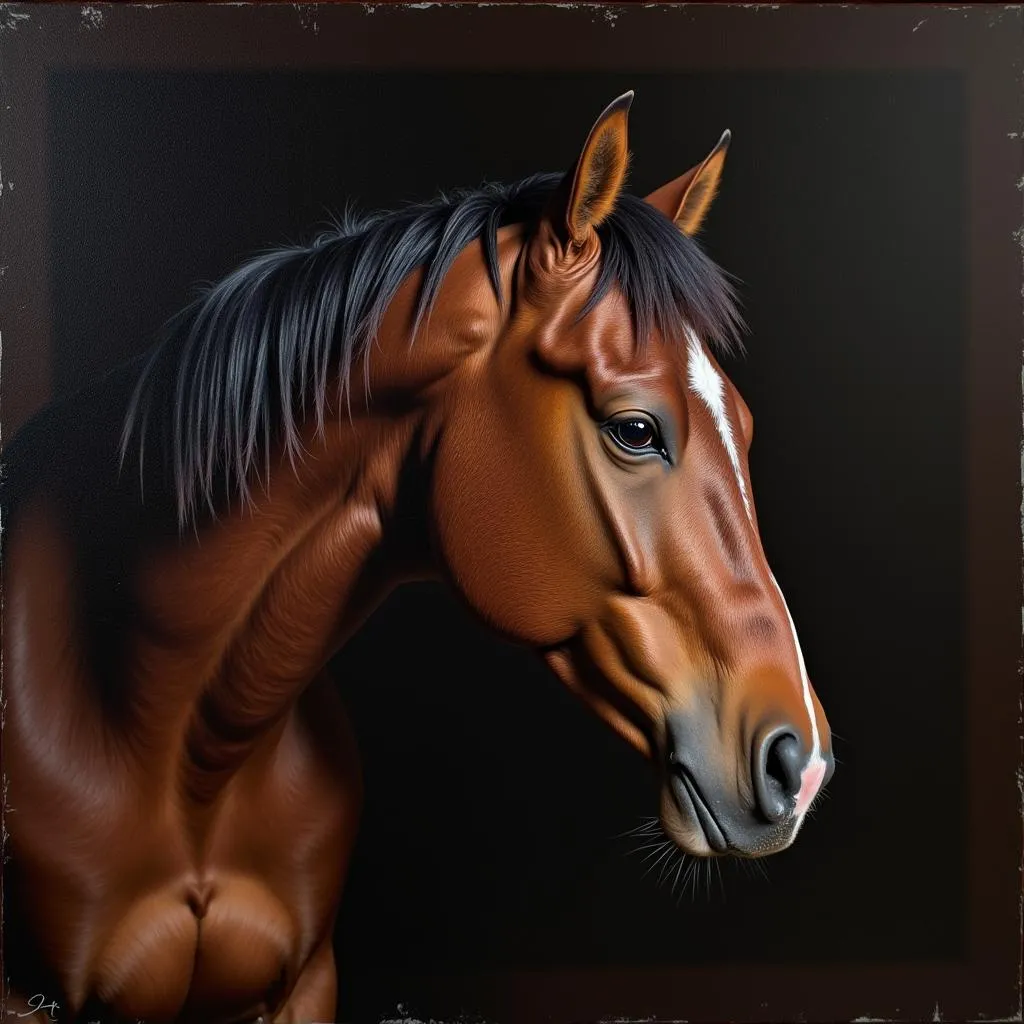 Emotional Horse Portrait