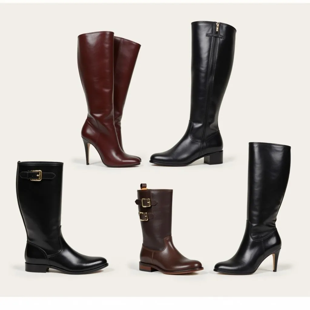 Types of English riding boots