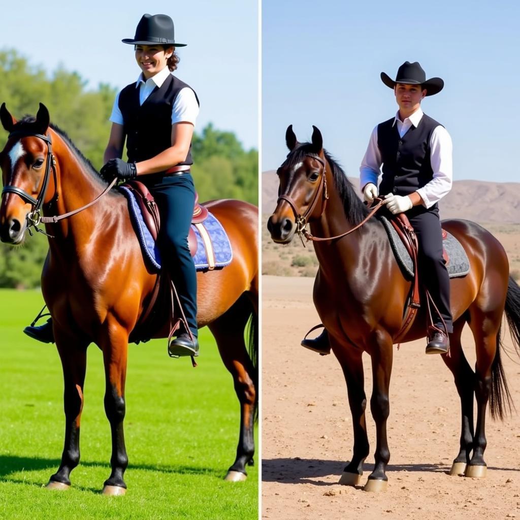 The Difference Between English and Western Horse Riding