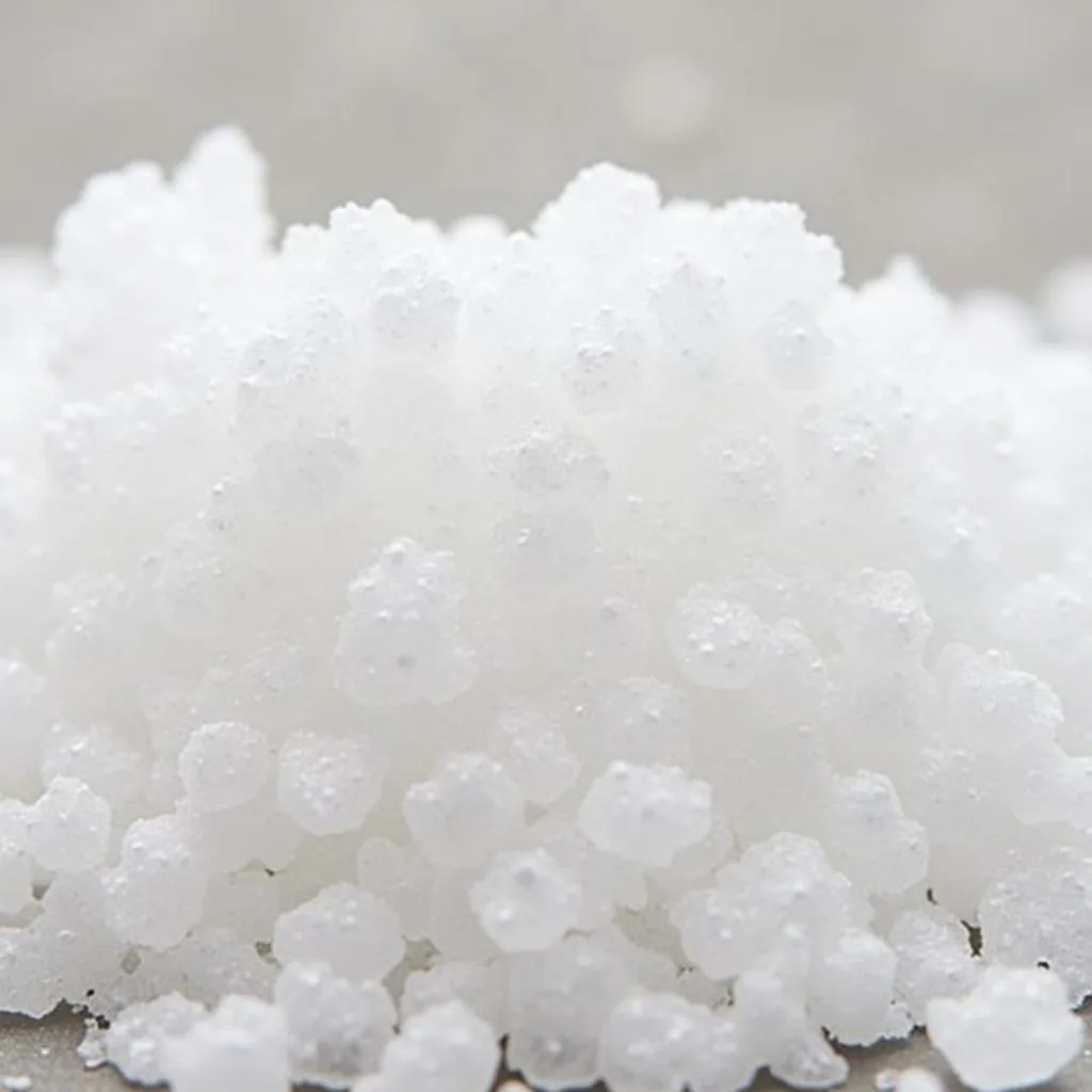 Close-up of Epsom salt crystals