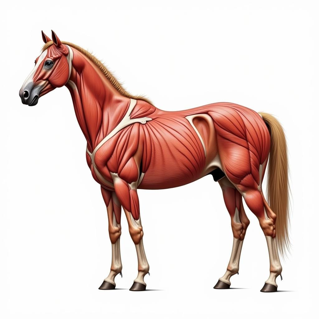 Equine Muscle Anatomy Chart