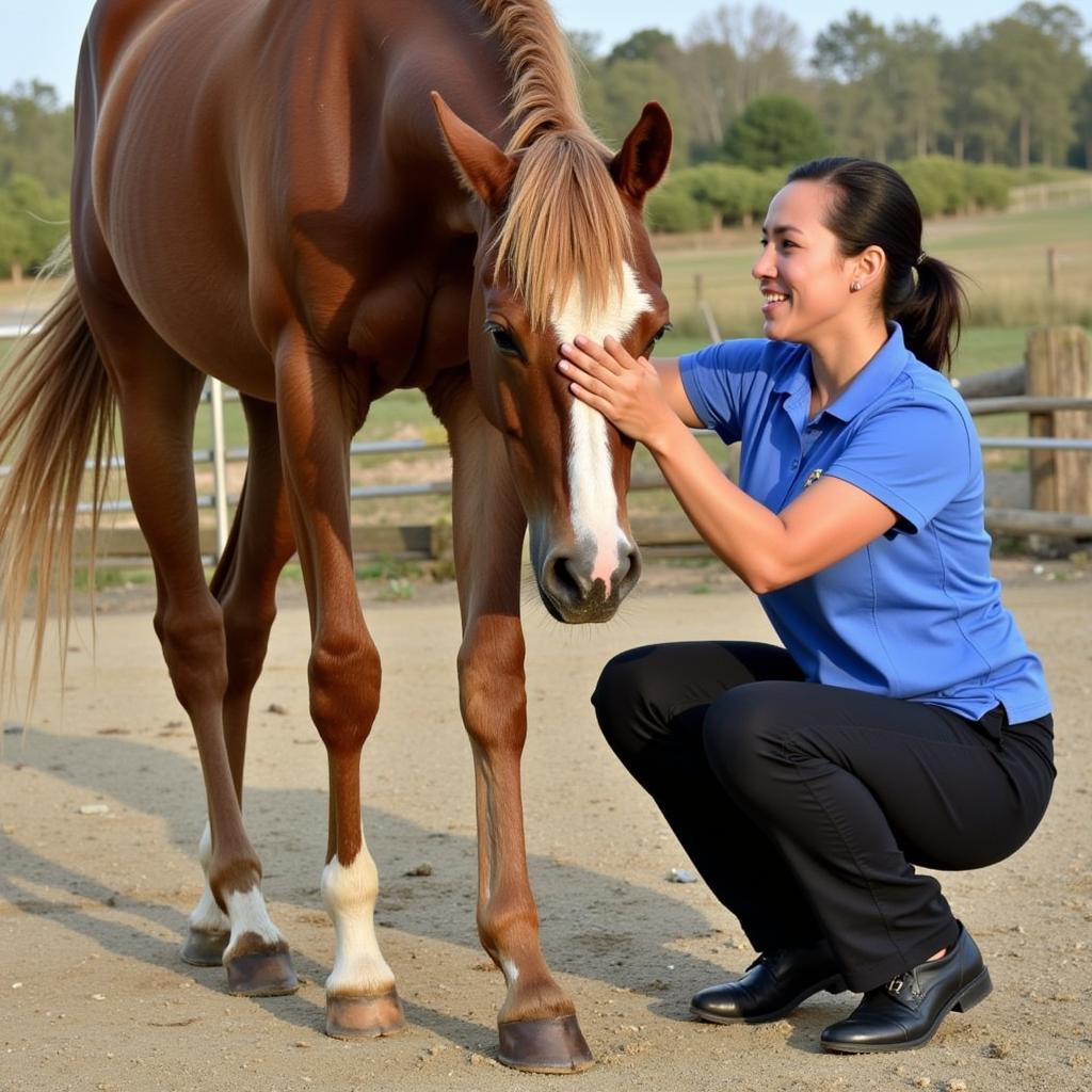 Equine Yoga Stretch