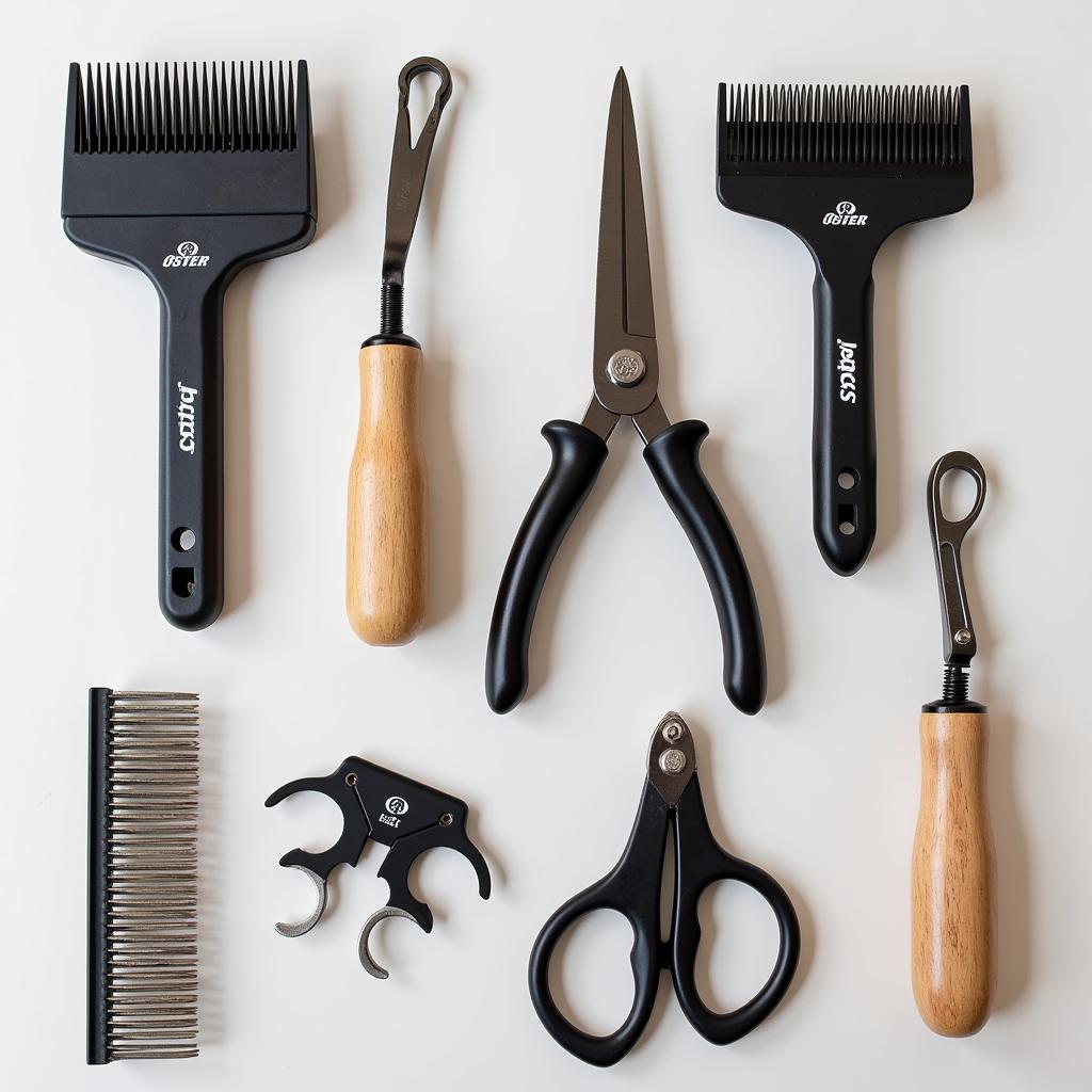 Essential Tools in an Oster Horse Grooming Kit