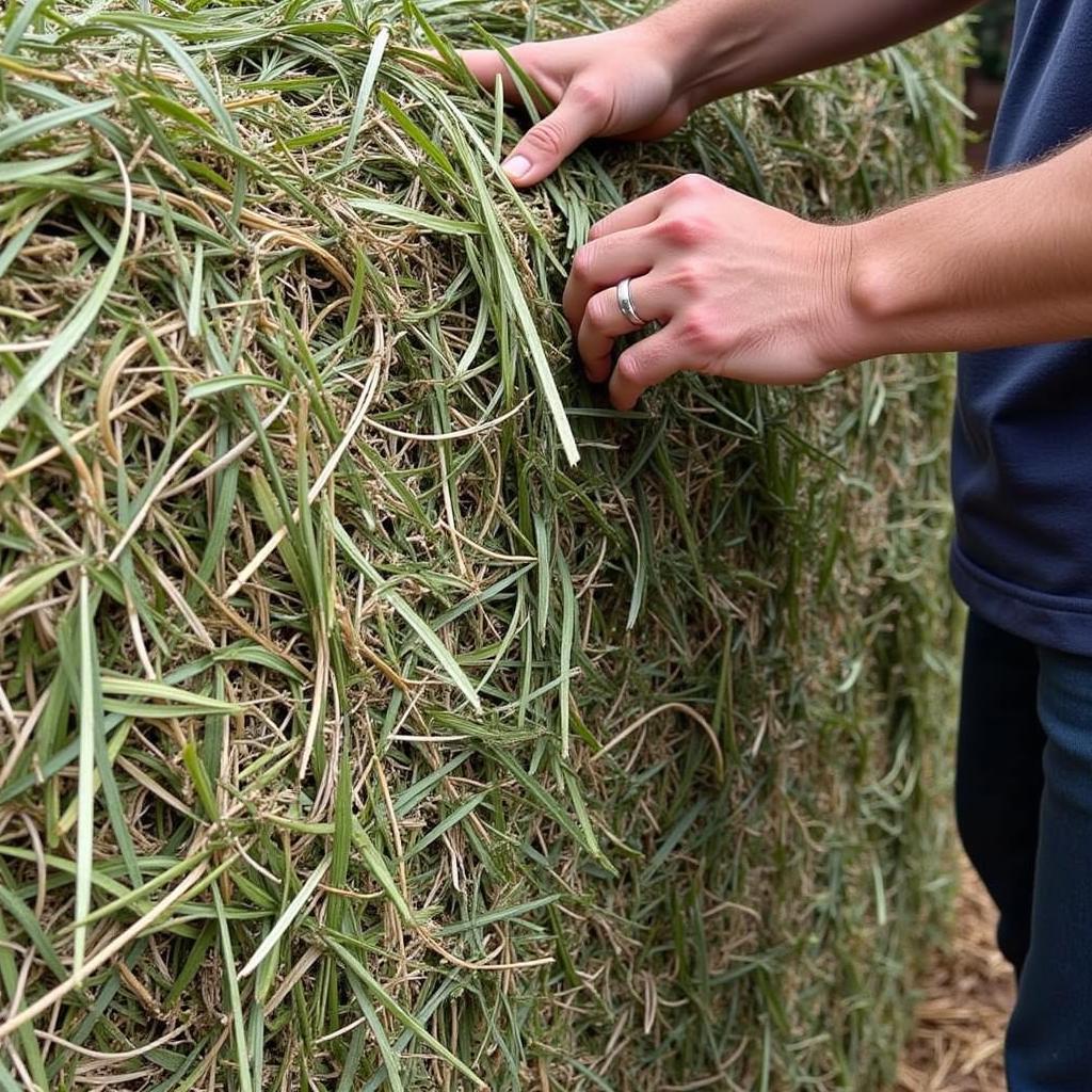 Checking Hay Quality for Horses