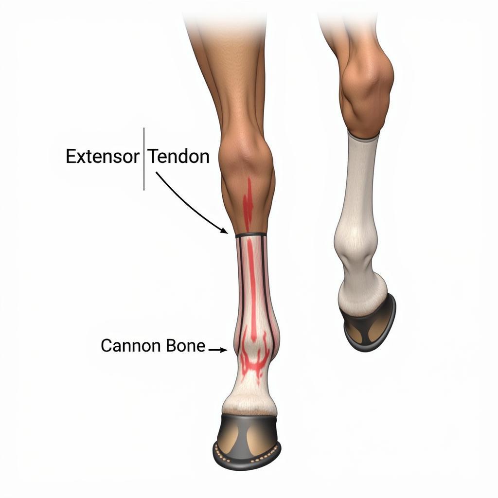 Equine Extensor Tendon Anatomy