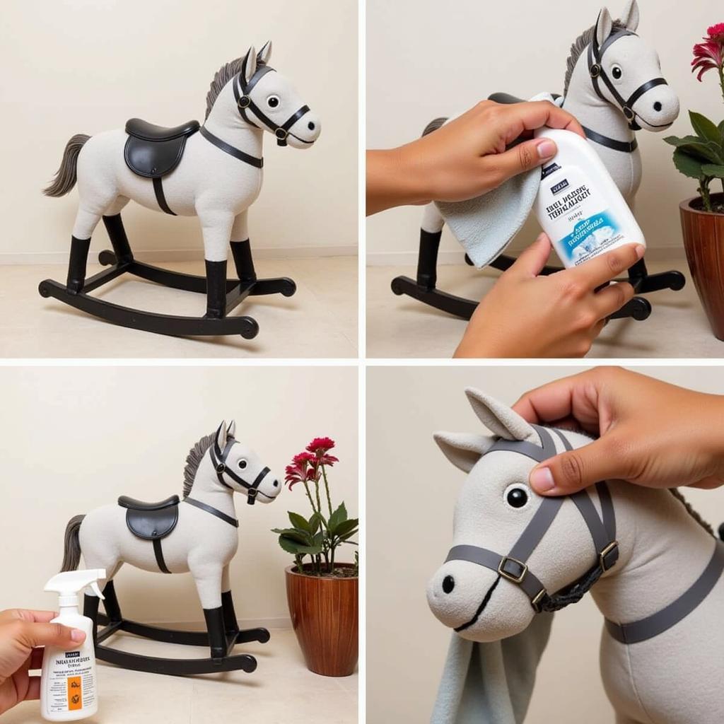 Cleaning and Maintaining an FAO Schwarz Rocking Horse