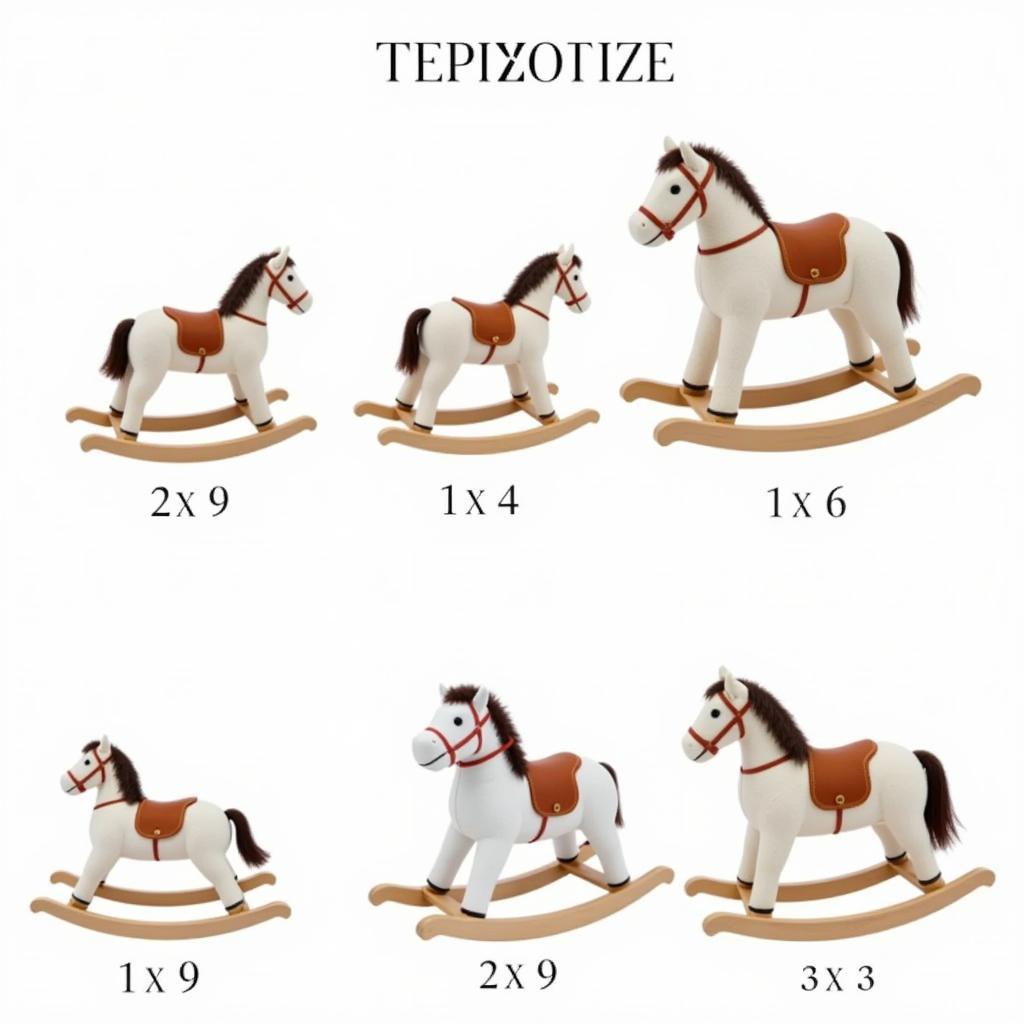 Comparing FAO Schwarz Rocking Horse Sizes