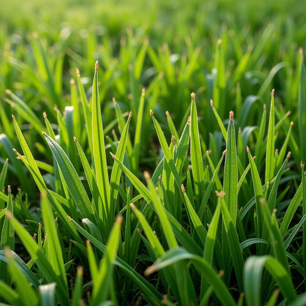 Close-up of fescue fungus