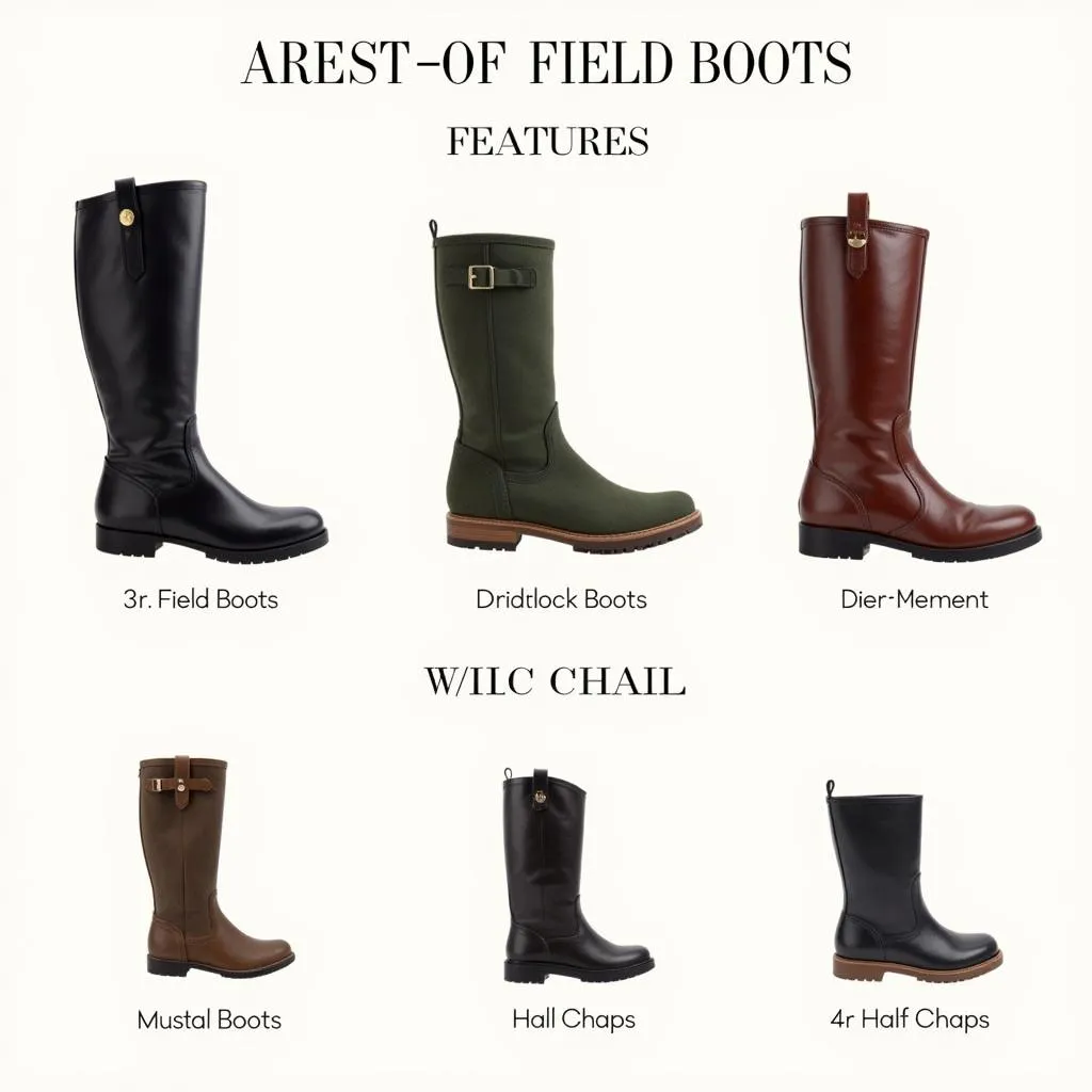 Types of Field Boots: A Guide to Styles and Features