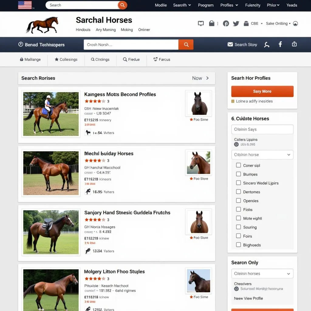 Finding Horses for Sale: Online Marketplaces