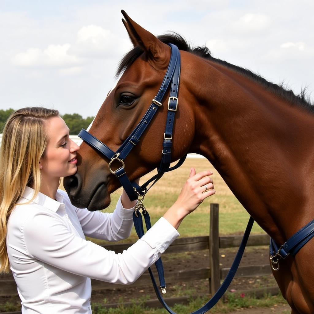 Correctly Fitting a Bridle on a Horse