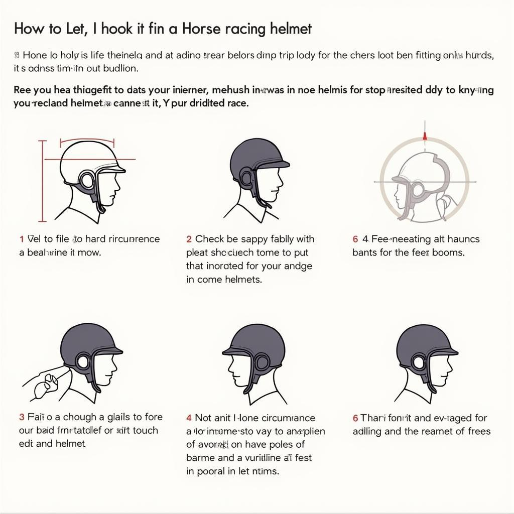 Properly Fitting a Horse Racing Helmet