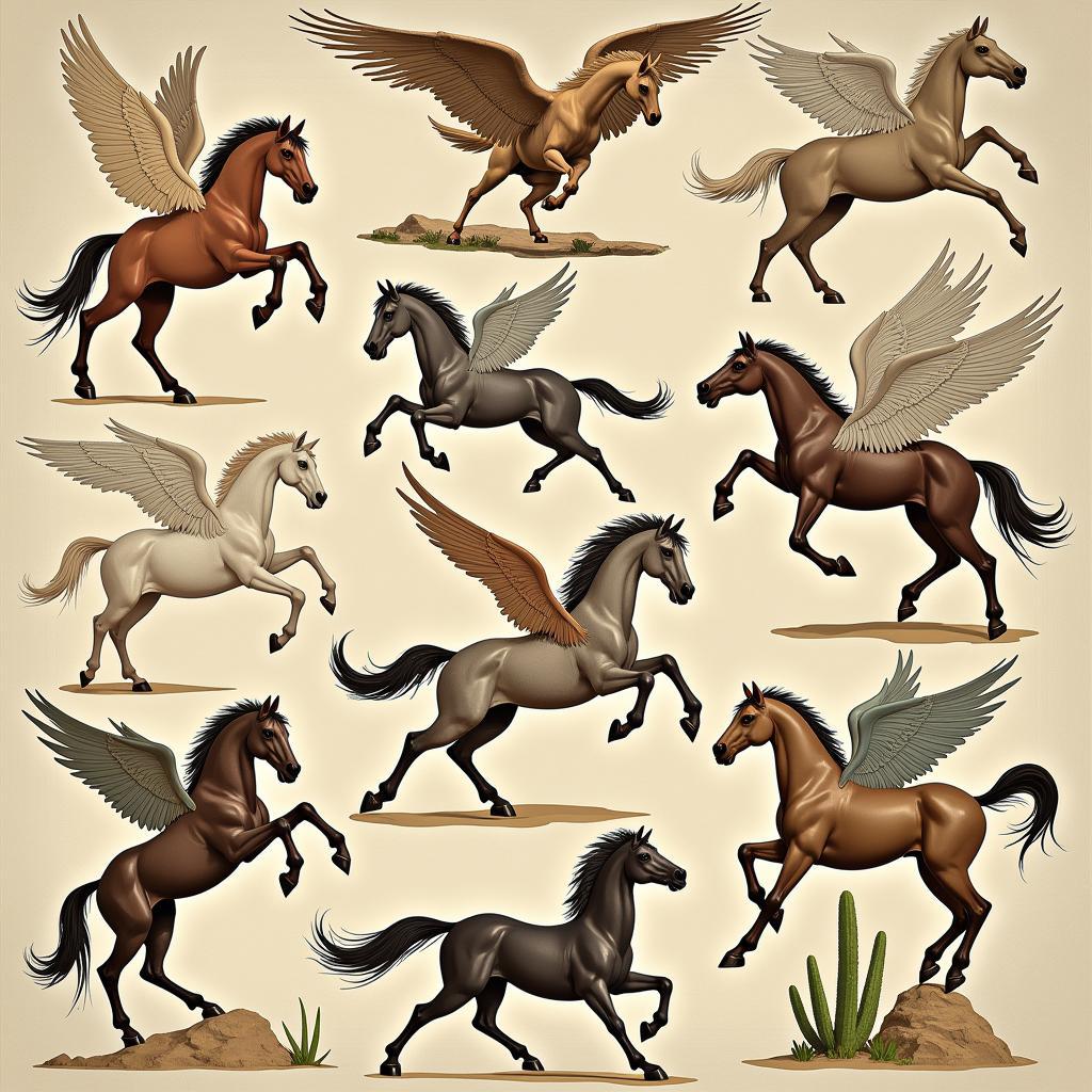 Ancient Depictions of Flying Horses in Mythology