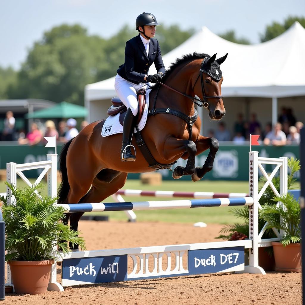 Show Jumping Competition at Fort Worth